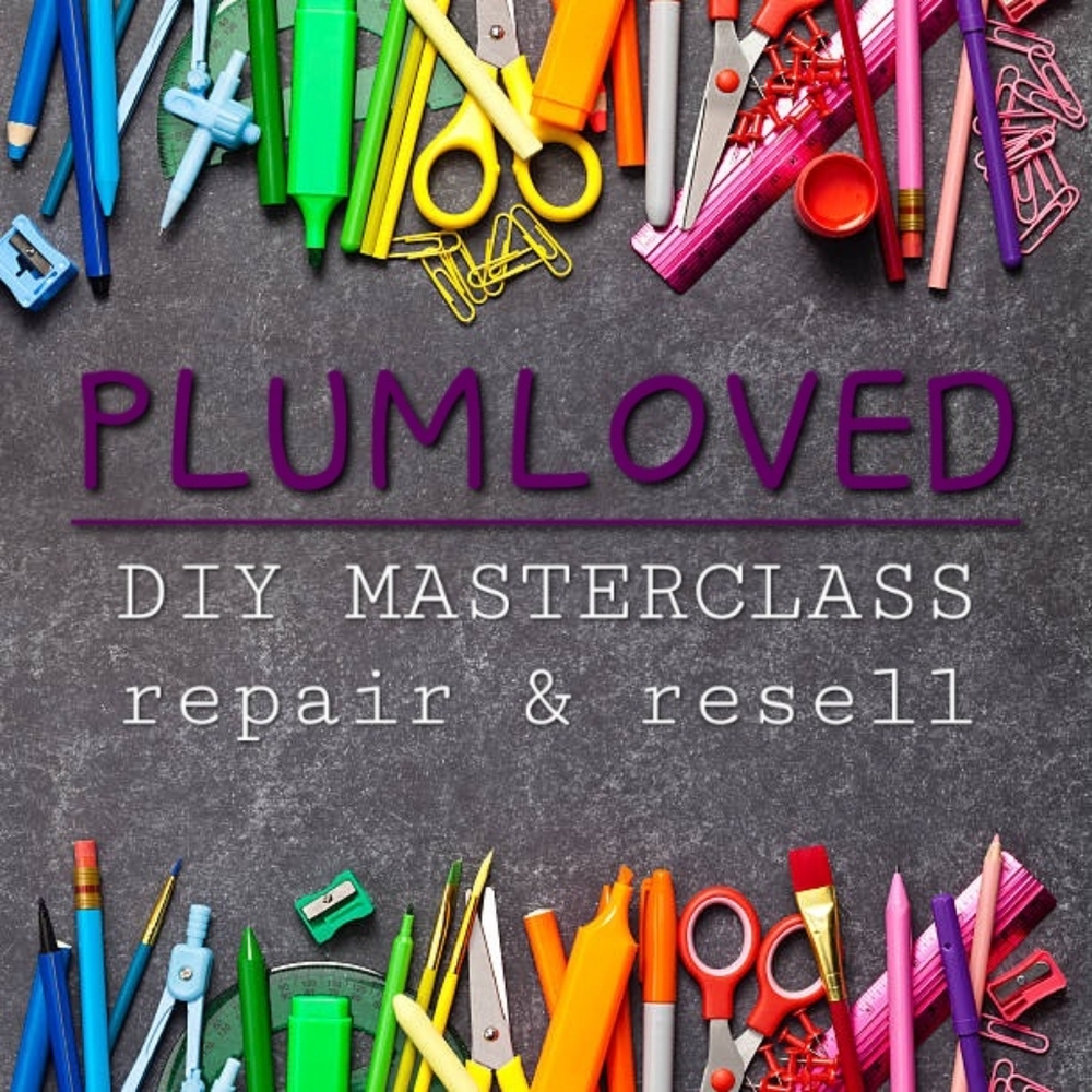 PLUMLOVED LIVE MASTERCLASS ๐ Live tutorial: repairs for resellers - Picture 1 of 10